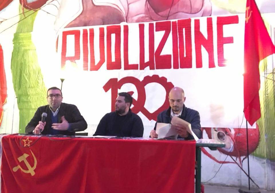 Partecipazione al convegno “Rivoluzione 100”, Villaggio Globale Roma