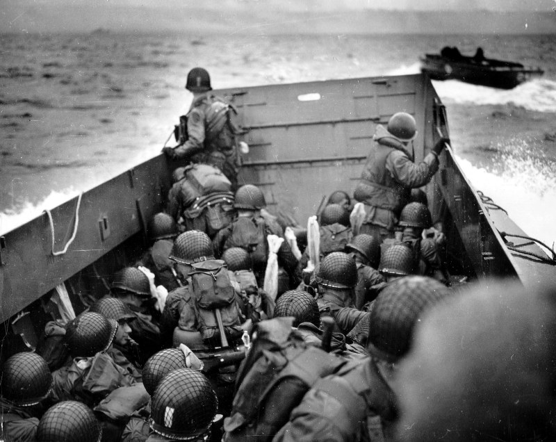 Omaha Beach Landing Craft Approaches 1