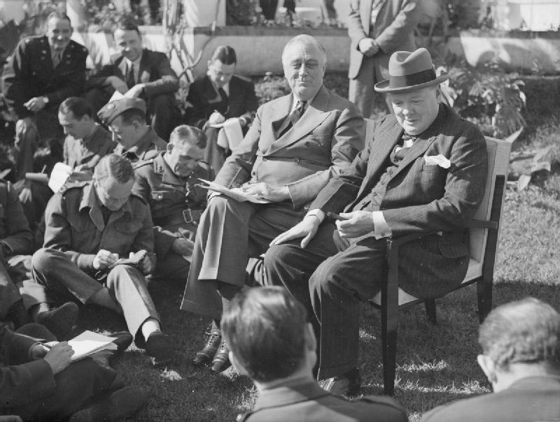 President_Roosevelt_and_Prime_Minister_Churchill_at_the_Allied_Conference_in_Casablanca,_January_1943_A14149