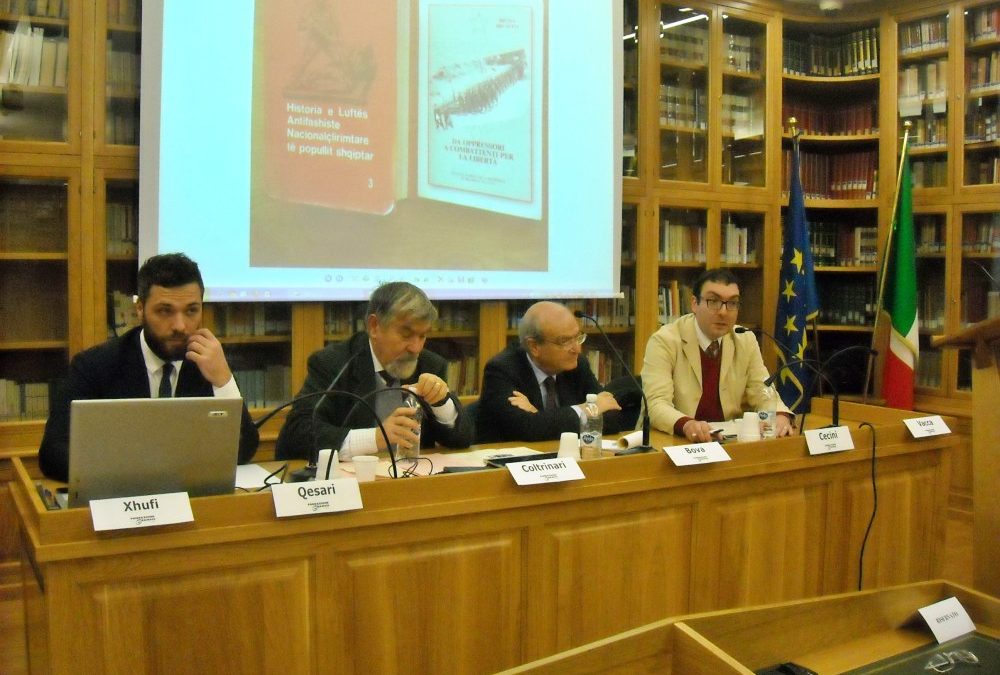 Partecipazione al convegno “I soldati italiani in Albania: da occupatori a combattenti per la libertà”